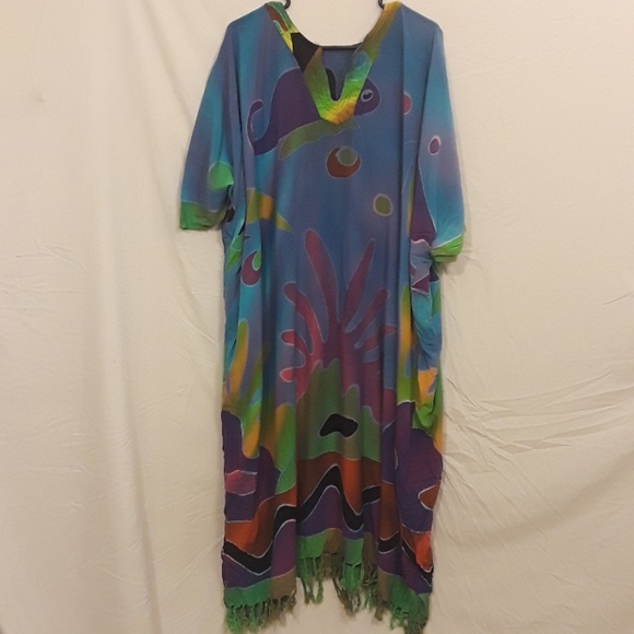 Colorful Pants..was dress tye dye...is off the hook - Picture 2 of 6